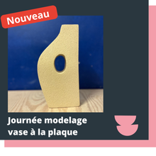 Charger l'image dans la galerie, Journée modelage vase silhouette à la plaque - 24/01/2026