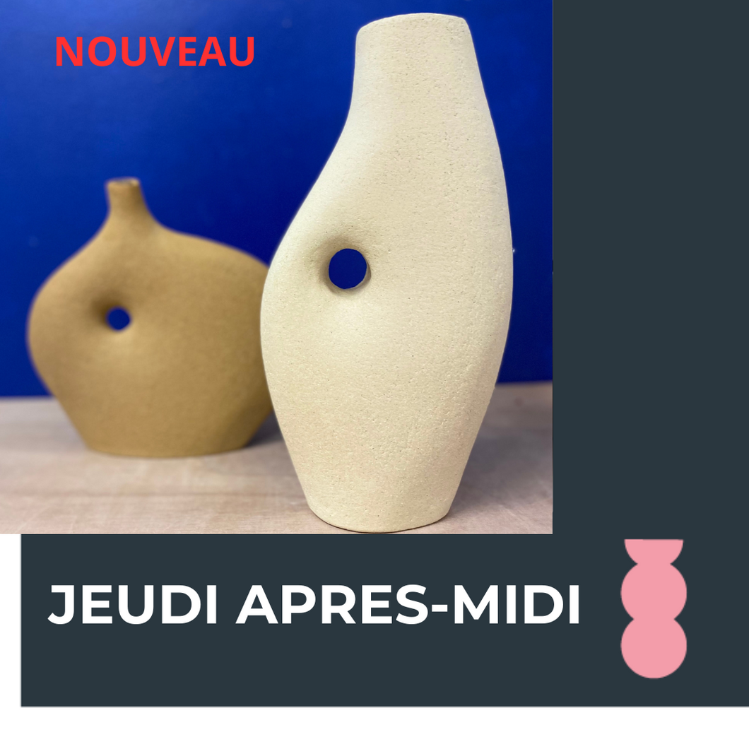 Modelage - JEUDI APRES-MIDI à compter du 16/05/2023 avec Aude Bray-Deperne