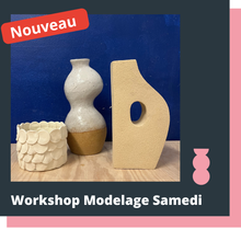 Charger l'image dans la galerie, Modelage - Samedi - workshop de 15H  à compter du 10/01/2026 avec Aude Bray Deperne
